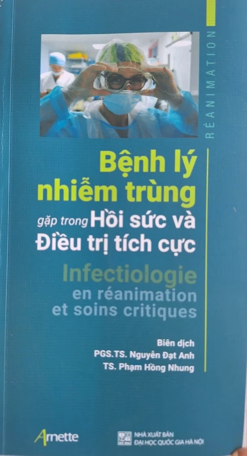 sách ''Bệnh lý nhiễm trùng gặp trong hồi sức và điều trị tích cực''