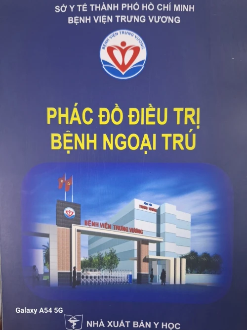 ''PHÁC ĐỒ ĐIỀU TRỊ BỆNH NGOẠI TRÚ''