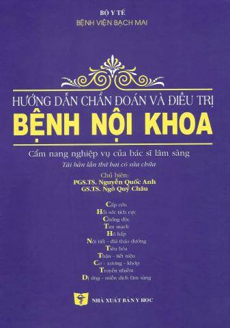 HƯỚNG DẪN CHẨN ĐOÁN VÀ ĐIỀU TRỊ BỆNH NỘI KHOA 2017