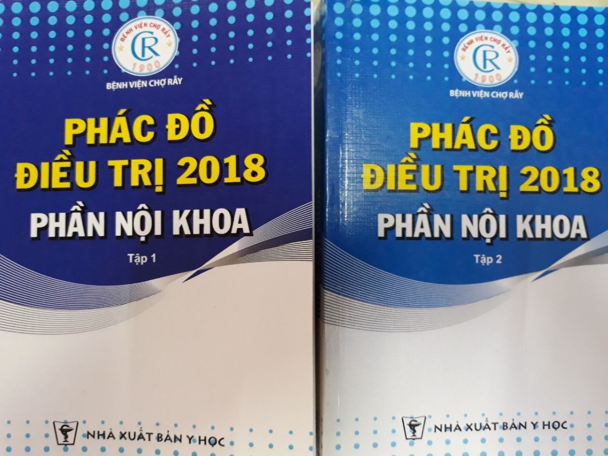 SÁCH PHÁC ĐỒ ĐIỀU TRỊ NỘI KHOA 2018 bệnh viện chợ rẫy